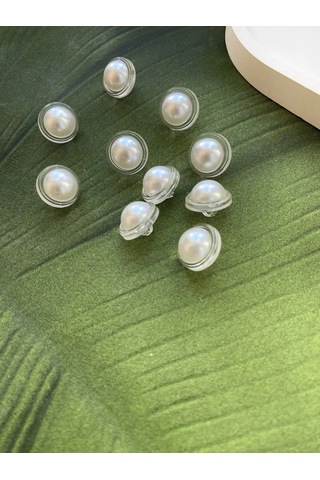 Siberiana 15 Mm İnci Görünümlü Plastik Düğmeler 333506972