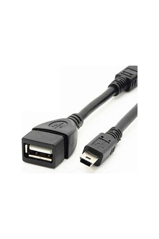 5 Pin Mini Usb Erkek To Usb Dişi - Otg Kablo