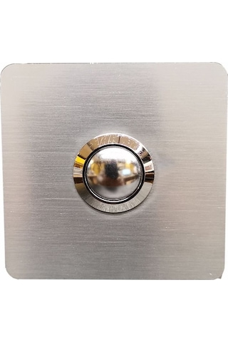 Algatec Paslanmaz 304 Kare Zil Butonu 60x60mm