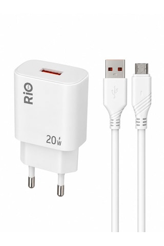 Flayse G1 20w Usb Adaptör Ve Kablo Seti Hızlı Şarj Özellikli