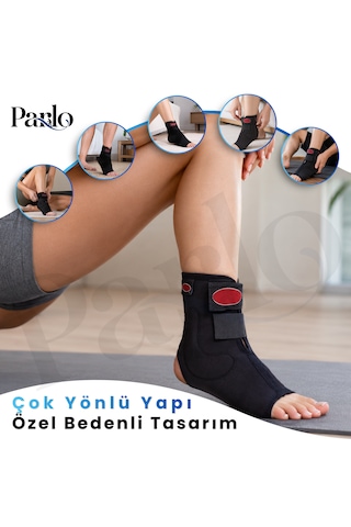 Malleol Destekli Ayak Bilekliği Ek 8 Bandajlı Neopren Ayak Bileği Destekleyici Bandaj