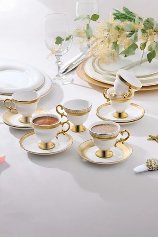 Majesty 6 Kişilik Türk Kahve Fincan Takımı Çok Renkli