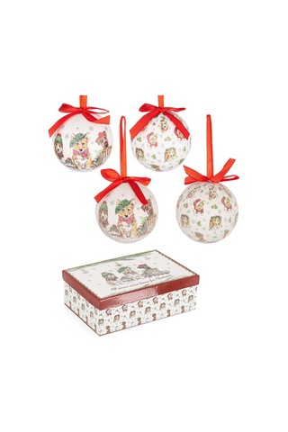 Adam Yılbaşı Ağaç Süsü 6 Adet 7,5cm