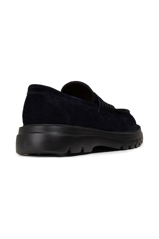 Deery Erkek Hakiki Süet Lacivert Loafer Ayakkabı - 02006mlcve01 Lacivert