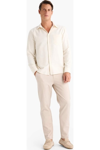 DeFacto Regular Fit Polo Yaka Pamuklu Uzun Kollu Gömlek D6100AX25SPER140