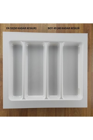 55/49 Cm Cekmece Içi Kepçelik Beyaz 50/40 Cm Kadar Kesılebıır Beyaz