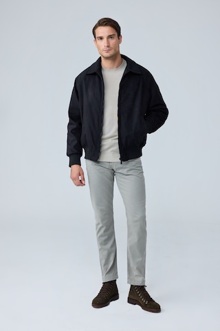 Danger Erkek Oversize Bomber Süet Ceket Siyah 4343dngr