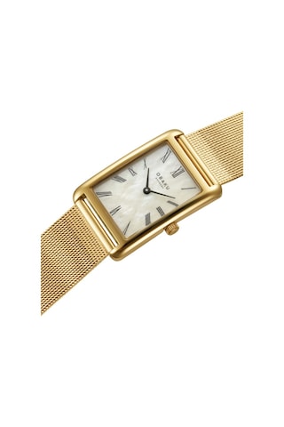 Obaku Denmark V311lxgwmg Quartz Hasır Kordon Altın Rengi 24 Mm Kadın Kol Saati Altın
