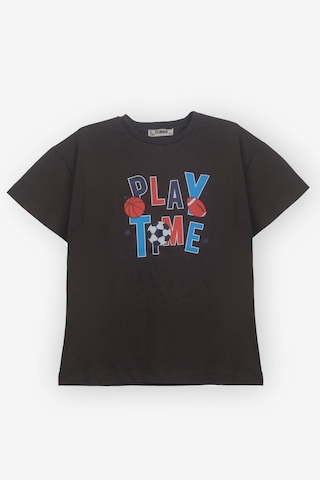 Luess Erkek Çocuk Play Time Baskı Kahverengi Tişört 2-3 Yaş 8-9 Yaş -kahverengi Kahverengi