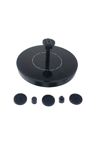 Symbee Güneş Enerjili Kuş Banyosu Çeşmesi - 6 Nozullu Taşınabilir Bahçe Havuz Pompası