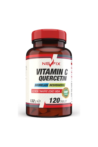 Nevfix Vitamin C 120 Tablet Bromelian Quercetin