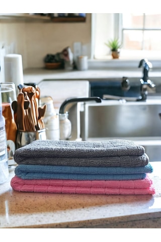 Technow Misclean Mikrofiber Mutfak Temizlik Bezi 40 40 Cm 3 Renk