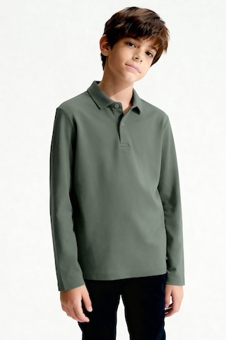 Basic Polo Yaka 3lü Paket Siyah-beyaz-çağla Unisex Çocuk T-shirt - 11170 Beyaz - Siyah