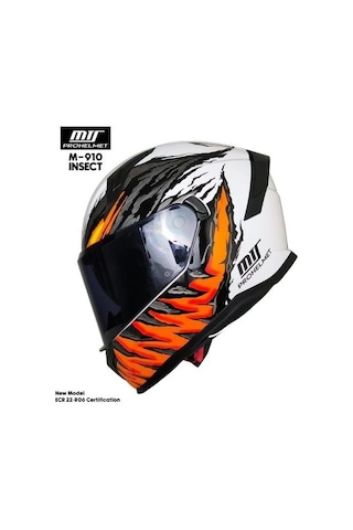 Mts M-910 Full Face Kask Insect Renkli