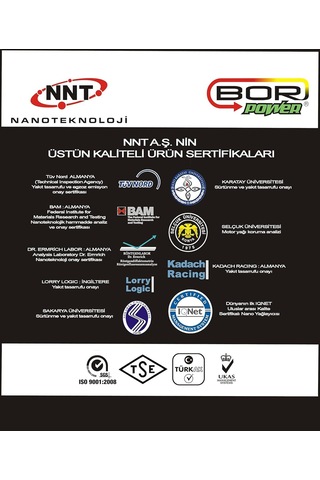 Bor Power S-250 Gold Güçlendirilmiş Bor İçerikli Motor Yağ Katkısı - Nnt Bor Power