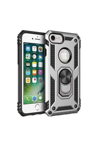 Apple Uyumlu iPhone 7 Kılıf Zore Vega Kapak Gri