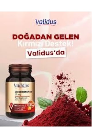 Validus Astaksantin 12 Mg 30 Softgel
