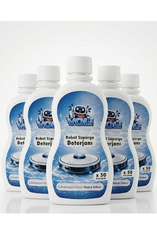 Ultra-shine Robot Süpürge Deterjanı Üstün Beyaz Sabun Etkisi 5 Adet X 500 Ml 250 Kullanım Diğer