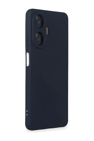 Jenerik Realme C55 Kılıf Nano İçi Kadife Silikon - Lacivert