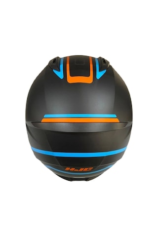 Hjc C10 Lito MC27SF Kask Mavi Siyah Turuncu