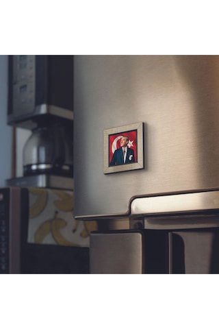 Mustafa Kemal Atatürk Baskılı Mdf Magnet 7x7 351