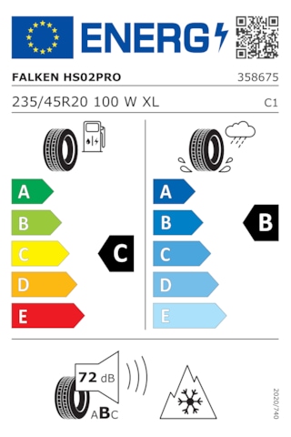 Falken 235/45 R20 100W XL Eurowinter Hs02 Pro Suv Kış Lastiği 2025
