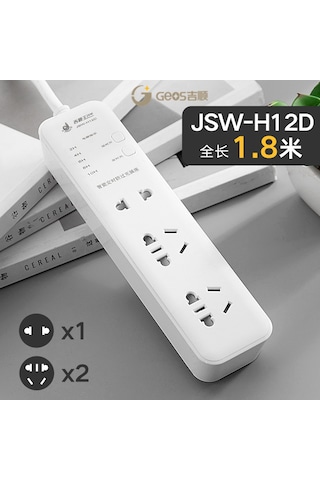 Jian Fan Soket Anti-şok Usb Soketi 1.8m Soket Kartıofis Ev Çok Fişli Soket Saf Sakır Soket Soket