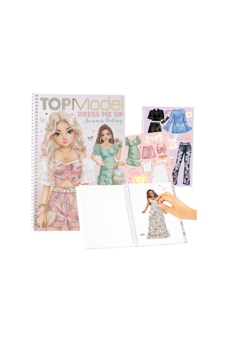Top Model Büyük Boy Dress Me Yaz Hissi Çok Renkli