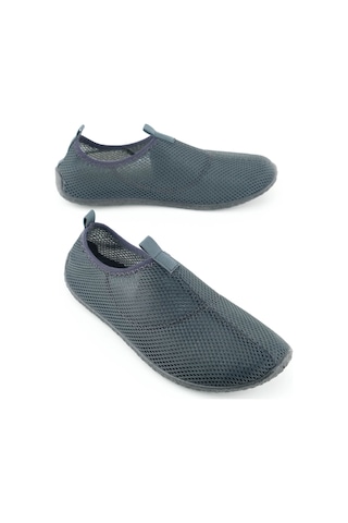 Gezer Yazlık Unisex Pvc Taban Plaj Deniz Havuz Ayakkabı Füme