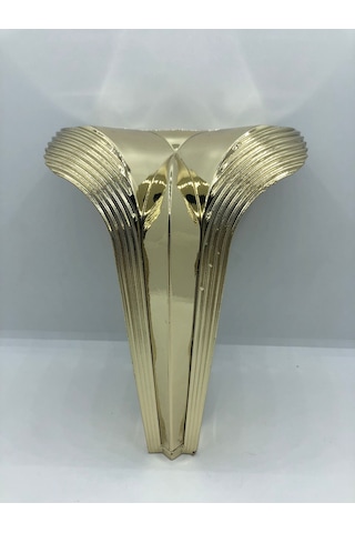 PLASTİK, 16 CM GOLD KAPLAMA  BAZA,KOLTUK,MOBİLYA AYAĞI (4 ADET)