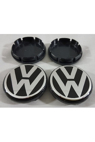 Volkswagen Jant Göbeği 4 Adet , Volkswagen Jant Kapağı 58/55mm Vw Jant Göbeği