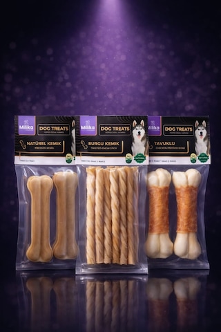 Milika Köpek Ödül Maması 3 Set