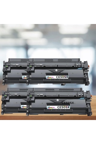 Hp Laserjet P2050 . Toner Çipli Ce505x 4'lü 6.500 Sayfa