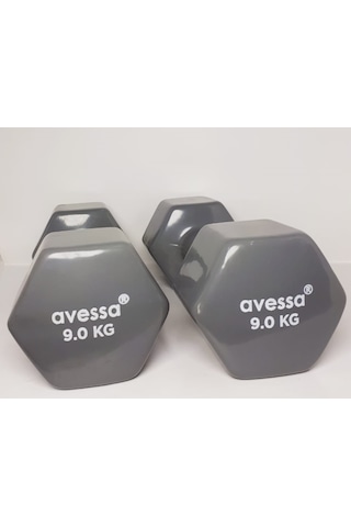Avessa 9 Kg Vinil Dambıl Pvc 2 Adet