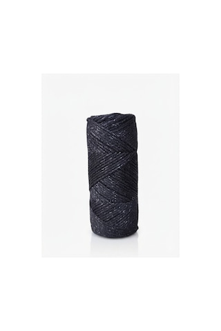 Simli Siyah Yumuşak Pamuk Siyah Cotton Zincir 1.5 Mm 5x 100 Gr