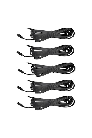 5 Adet 10k Ntc Plastik Uçlu Termostat Sensör Tuzlu Suya Uygun