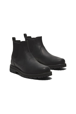 Timberland Britton Road Mid Chelsea Boot Erkek Günlük Bot Tb0a6a4ww021 Siyah Siyah