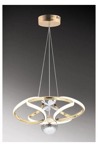 Modern Led Avize 3 Işık Renkli Beyaz-sarı-gün Işığı