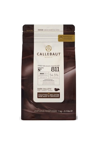 Callebaut 811 Bitter Drop Çikolata 1 Kg