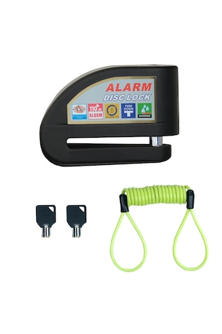 Elektrikli Scooter/ Bisiklet / Motosiklet Fren Disk Kilidi Yüksek Sesli Alarmlı Kilit 110 Db