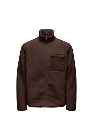 Only & Sons Dallas Life Erkek Kahverengi Polar Ceket 22025599-cbn Kahverengi