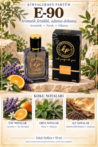 KP E-90 Erkek Parfüm EDP 50 ML