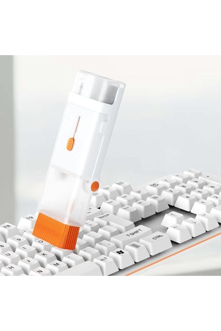 Homyl Dizüstü Bilgisayar Temizleme Seti Toz Fırçası Klavye Turuncu