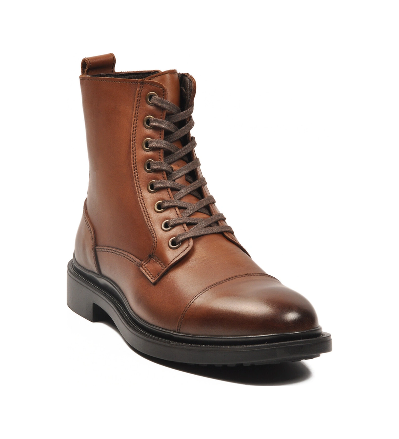 Taba Deri Polarlı Soğuğa Dirençli Kaymaz Erkek Bot 2k1159-1013 M Taba