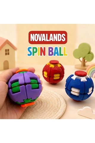 Spin Ball Stres Topu Çelik Rulmanlı 1. Kalite Basmalı Dönen Top