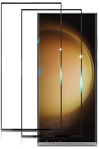Samsung Galaxy S25 Ultra Uyumlu Ekran Koruyucu Tempereli Cam Tam Kaplar