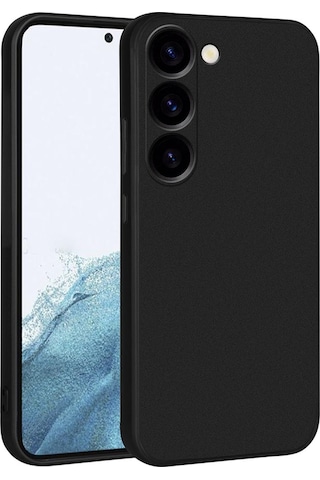 Galaxy S23 Plus Uyumlu Csk Zore Premier Silikon Kılıf-siyah