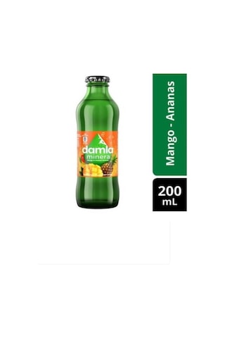Damla Minera Mango Ananas Aromalı Maden Suyu 6 x 200 ML