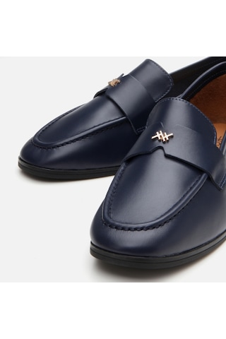 Hotiç Hakiki Deri Lacivert Kadın Loafer 01ayh303980a680 Lacivert-navy Lacivert