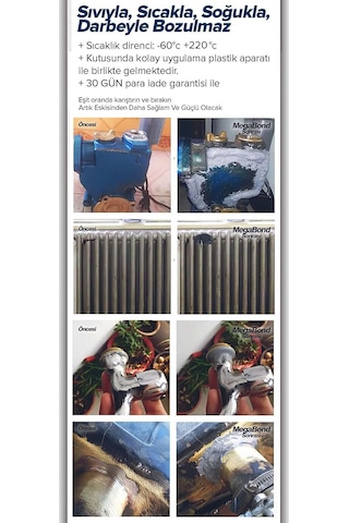 Megabond Kaynak Yapılmış Gibi Birleştiren Yapıştırıcı Tekli